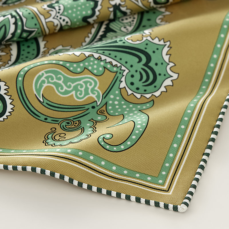 H Enlumine bandana 55 - Black | Hermès Mainland China